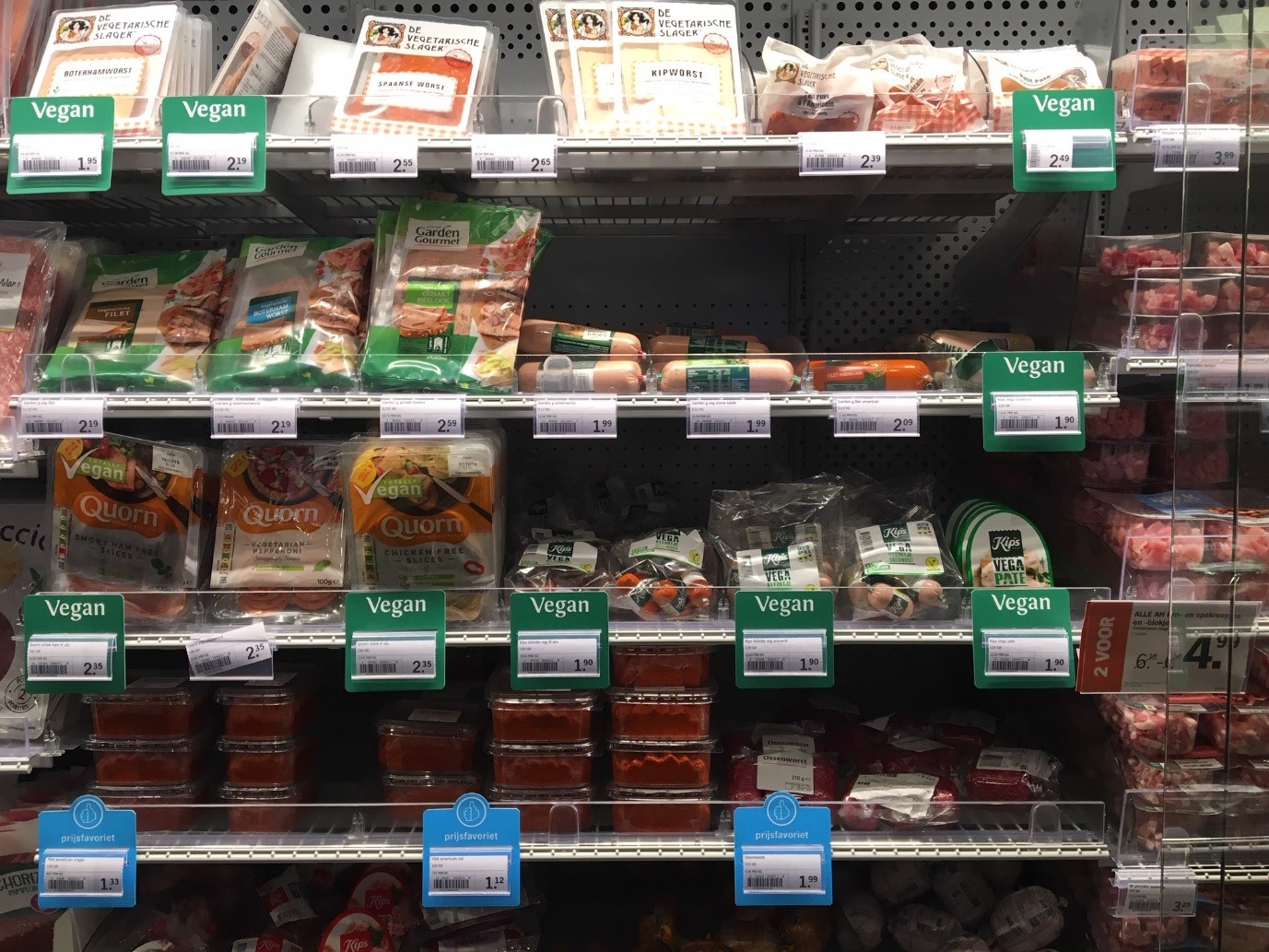 De opmars van vegan producten